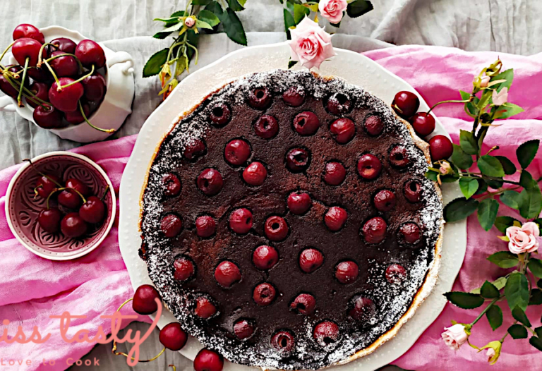 Tarta-me-kerasia-sokolatenio-gala-amugdalou-1